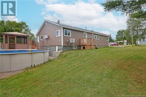 16 Hazelton Road, Doaktown, NB - Outdoor With Above Ground Pool With Exterior