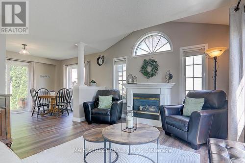 113 Trudeau Drive, Clarington, ON - Indoor Photo Showing Living Room With Fireplace