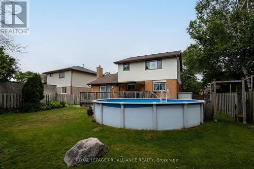 60 Beverley Crescent, Belleville, ON - Outdoor With Above Ground Pool With Backyard With Exterior
