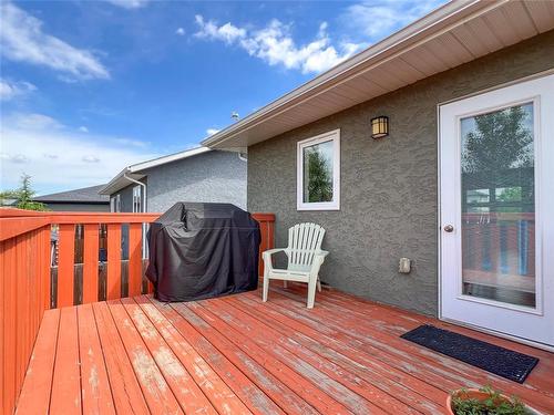 28 Pine Ridge Crescent, Brandon, MB - Outdoor With Deck Patio Veranda With Exterior