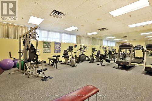 1205 - 2180 Marine Drive, Oakville, ON - Indoor Photo Showing Gym Room