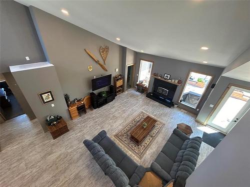 30126 48E Road, Marchand, MB - Indoor With Fireplace