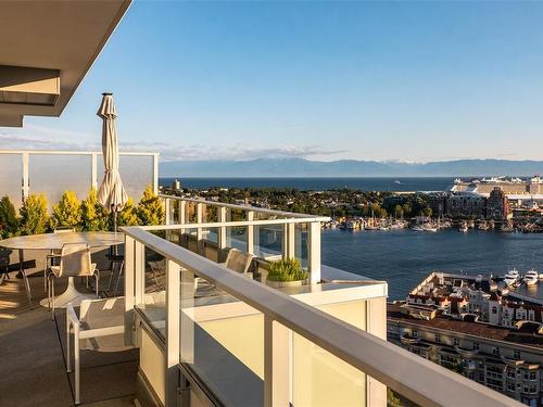 1602-60 Saghalie Rd, Victoria, BC - Outdoor With Body Of Water With View