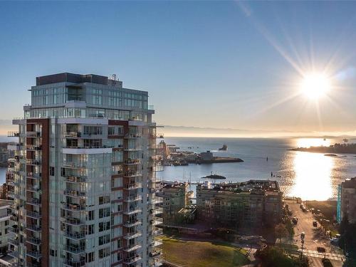 1602-60 Saghalie Rd, Victoria, BC - Outdoor With Body Of Water With View