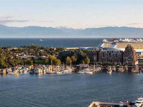 1602-60 Saghalie Rd, Victoria, BC - Outdoor With Body Of Water With View