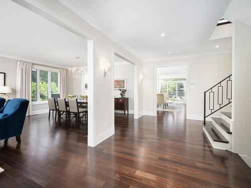 Salon - 69 Av. Kirkwood, Beaconsfield, QC - Indoor Photo Showing Living Room With Fireplace