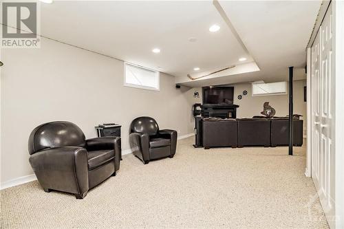 Finished lower level rec room. - 24 Mary Hill Crescent, Richmond, ON - Indoor Photo Showing Basement