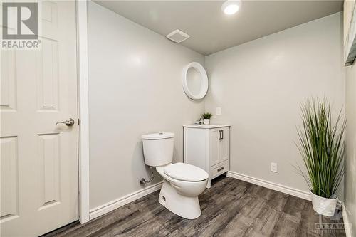 Two piece bathroom in the lower level is also roughed in for a shower. - 24 Mary Hill Crescent, Richmond, ON - Indoor Photo Showing Bathroom