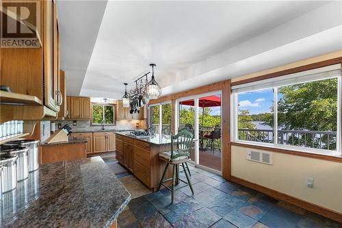 Expansive Kitchen with a fantastic waterfront view - 320 Pike Lake - 12 Route, Perth, ON - 