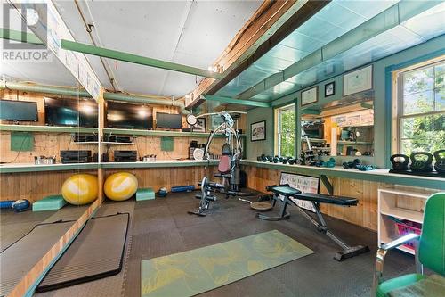 Workout / Gym Space - Garage - 320 Pike Lake - 12 Route, Perth, ON - Indoor Photo Showing Other Room