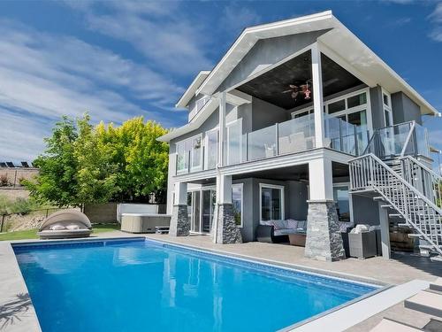 593 Harrogate Lane, Kelowna, BC - Outdoor With In Ground Pool