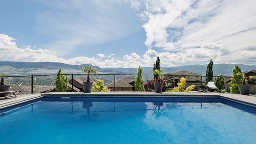 593 Harrogate Lane, Kelowna, BC - Outdoor With In Ground Pool With View