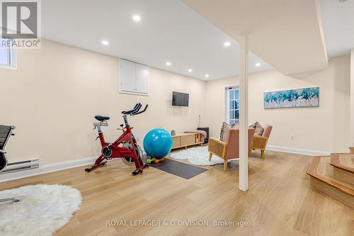 252 Fulton Avenue, Toronto, ON - Indoor Photo Showing Gym Room