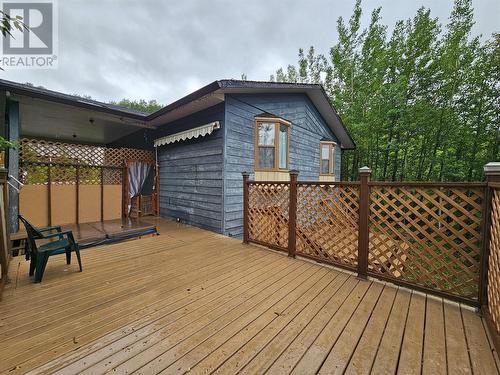 4420 Baldy Way, Chetwynd, BC - Outdoor With Deck Patio Veranda With Exterior