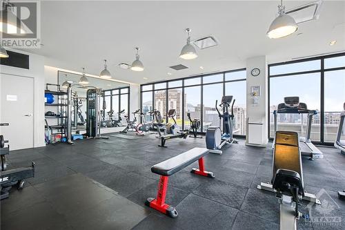 255 Bay Street Unit#1216, Ottawa, ON - Indoor Photo Showing Gym Room