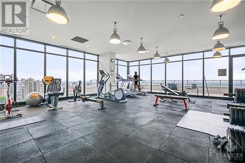 255 Bay Street Unit#1216, Ottawa, ON - Indoor Photo Showing Gym Room