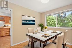 Staged dining room - 