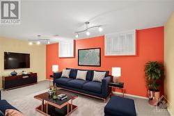Staged family room - 