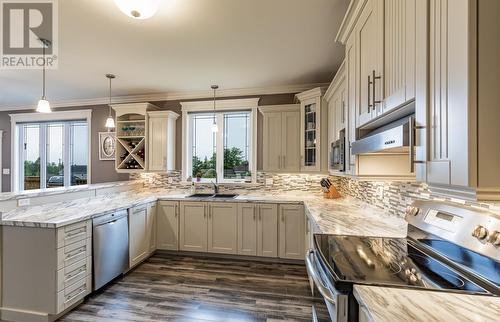 2 Mountain View Drive, Holyrood, NL - Indoor Photo Showing Kitchen With Double Sink With Upgraded Kitchen