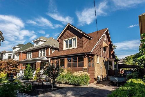 219 St. Clair Boulevard, Hamilton, ON - Outdoor With Deck Patio Veranda With Facade