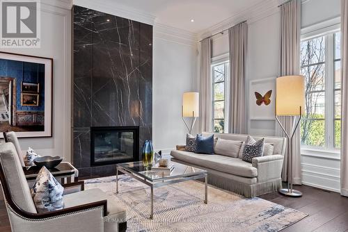 11 Ridgewood Road, Toronto (Forest Hill South), ON - Indoor Photo Showing Living Room With Fireplace