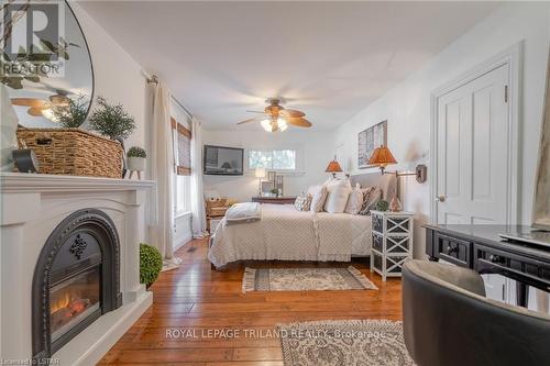 4221 Colonel Talbot Road, London, ON - Indoor Photo Showing Living Room With Fireplace