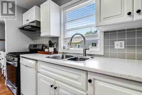 142 Centre Street, Essex, ON - Indoor Photo Showing Kitchen With Double Sink