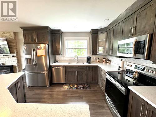 1 Kings Ridge Road, Botwood, NL - Indoor Photo Showing Kitchen With Stainless Steel Kitchen With Upgraded Kitchen