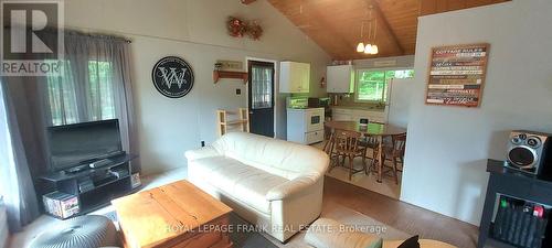 744C Marble Point Road, Marmora And Lake, ON - Indoor Photo Showing Living Room With Fireplace