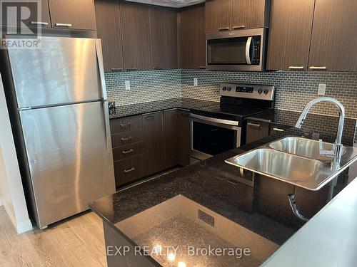 1509 - 2152 Lawrence Avenue E, Toronto, ON - Indoor Photo Showing Kitchen With Stainless Steel Kitchen With Double Sink With Upgraded Kitchen