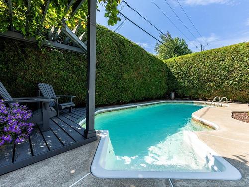 Cour - 95 Rue Perras, La Prairie, QC - Outdoor With In Ground Pool
