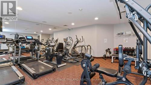 908 - 250 Pall Mall Street, London, ON - Indoor Photo Showing Gym Room