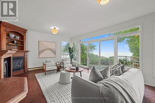 21 Lake Shore Drive, Toronto, ON - Indoor Photo Showing Living Room With Fireplace