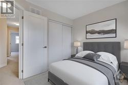 Images provided are to showcase builder finishes. Some photos have been virtually staged. Third Bedroom - 