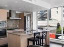 402-708 Burdett Ave, Victoria, BC  - Indoor Photo Showing Kitchen With Double Sink With Upgraded Kitchen 