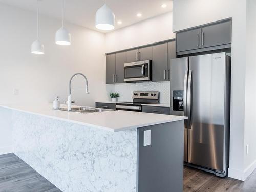 114-8960 Dallas Drive, Kamloops, BC - Indoor Photo Showing Kitchen With Stainless Steel Kitchen With Upgraded Kitchen