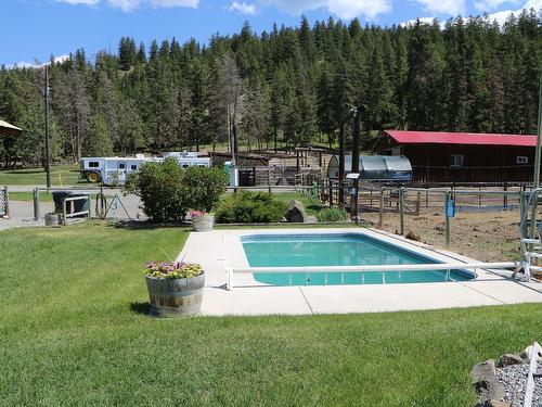 2141 Schamps Road, Kamloops, BC - Outdoor With In Ground Pool