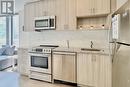 201 - 1120 Briar Hill Avenue, Toronto, ON  - Indoor Photo Showing Kitchen With Stainless Steel Kitchen With Upgraded Kitchen 