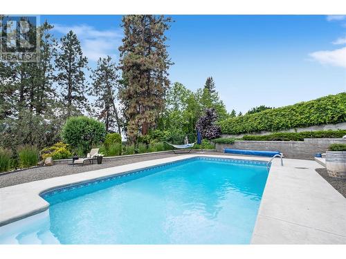 855 Rumney Road, West Kelowna, BC - Outdoor With In Ground Pool With Backyard