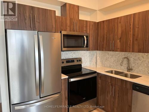 1203 - 128 King Street, Waterloo, ON - Indoor Photo Showing Kitchen With Double Sink