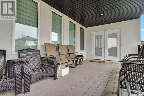 3433 Green Brook Road, Regina, SK - Outdoor With Deck Patio Veranda With Exterior