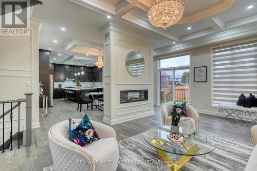 104 Northview Avenue, Whitby (Blue Grass Meadows), ON - Indoor Photo Showing Living Room With Fireplace