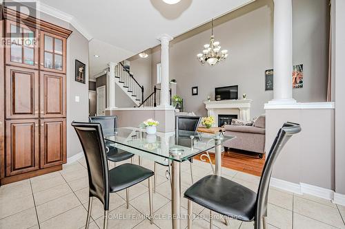 80 Meadowbank Drive, Hamilton, ON - Indoor Photo Showing Dining Room With Fireplace