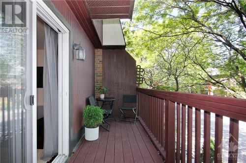 Second floor balcony with treetop views. - 248 York Street, Ottawa, ON - Outdoor With Exterior
