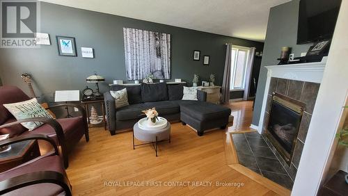 66 Columbia Road, Barrie, ON - Indoor Photo Showing Living Room With Fireplace