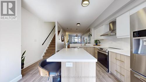 28 Pont Lane E, Toronto, ON - Indoor Photo Showing Kitchen With Stainless Steel Kitchen