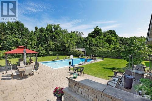 1773 St Barbara Street, Ottawa, ON - Outdoor With In Ground Pool With Deck Patio Veranda With Backyard