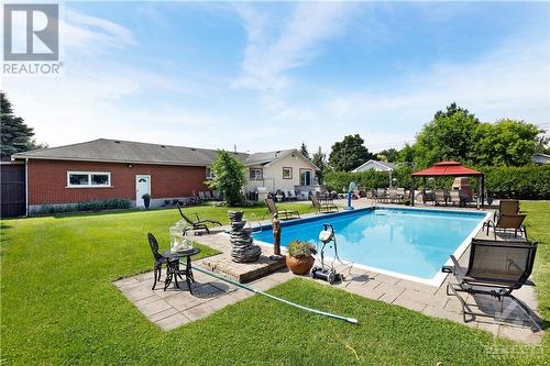 1773 St Barbara Street, Ottawa, ON - Outdoor With In Ground Pool With Backyard