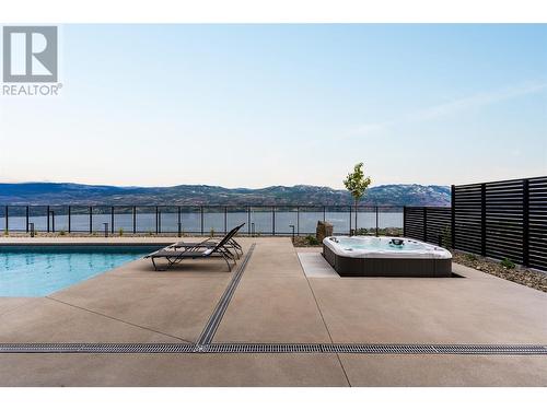 1412 Vineyard Drive, West Kelowna, BC - Outdoor With In Ground Pool With View