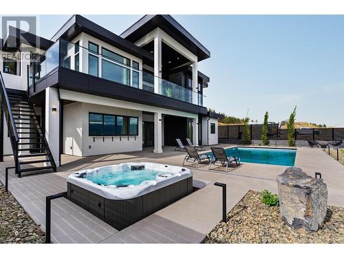 1412 Vineyard Drive, West Kelowna, BC - Outdoor With In Ground Pool With Deck Patio Veranda